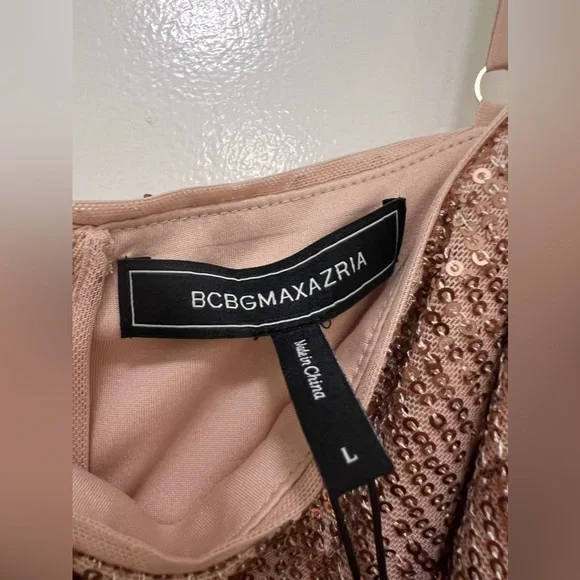 NWT BCBG MaxAzria Sequin Evening Gown - Picture 11 of 14